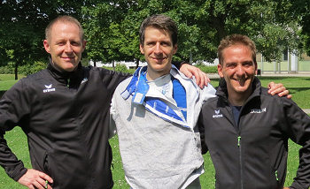 Markus Steck, Matthias Kaufmann und Fabio Cedrone